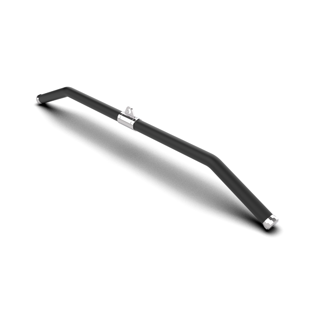 QLI QLPB42 lat pulldown bar at an angle from the other end