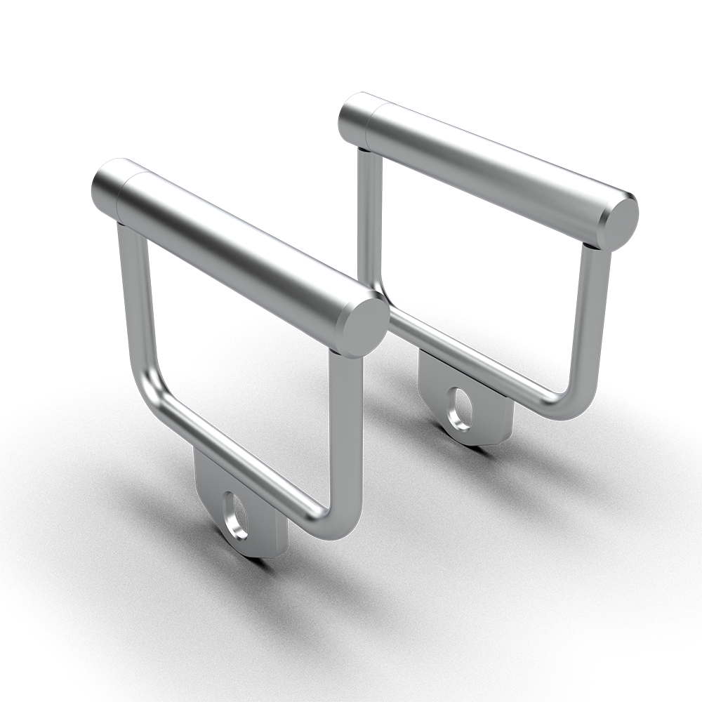 QLI QSH006 stirrup handles from above, showing the straight grips