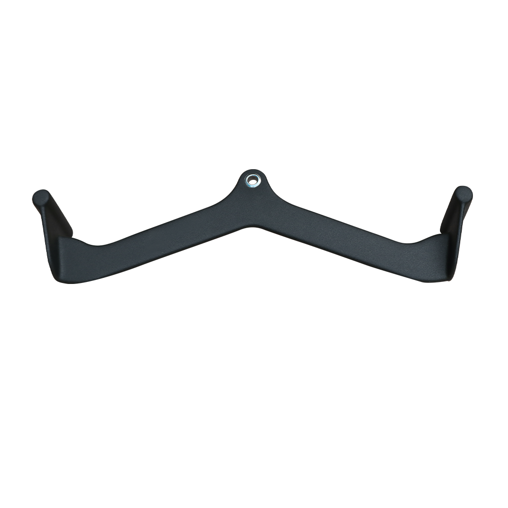 QLI Short Lat Pulldown Bar QSLPB22, a 560mm curved bar for underhand-grip pulldowns and rows