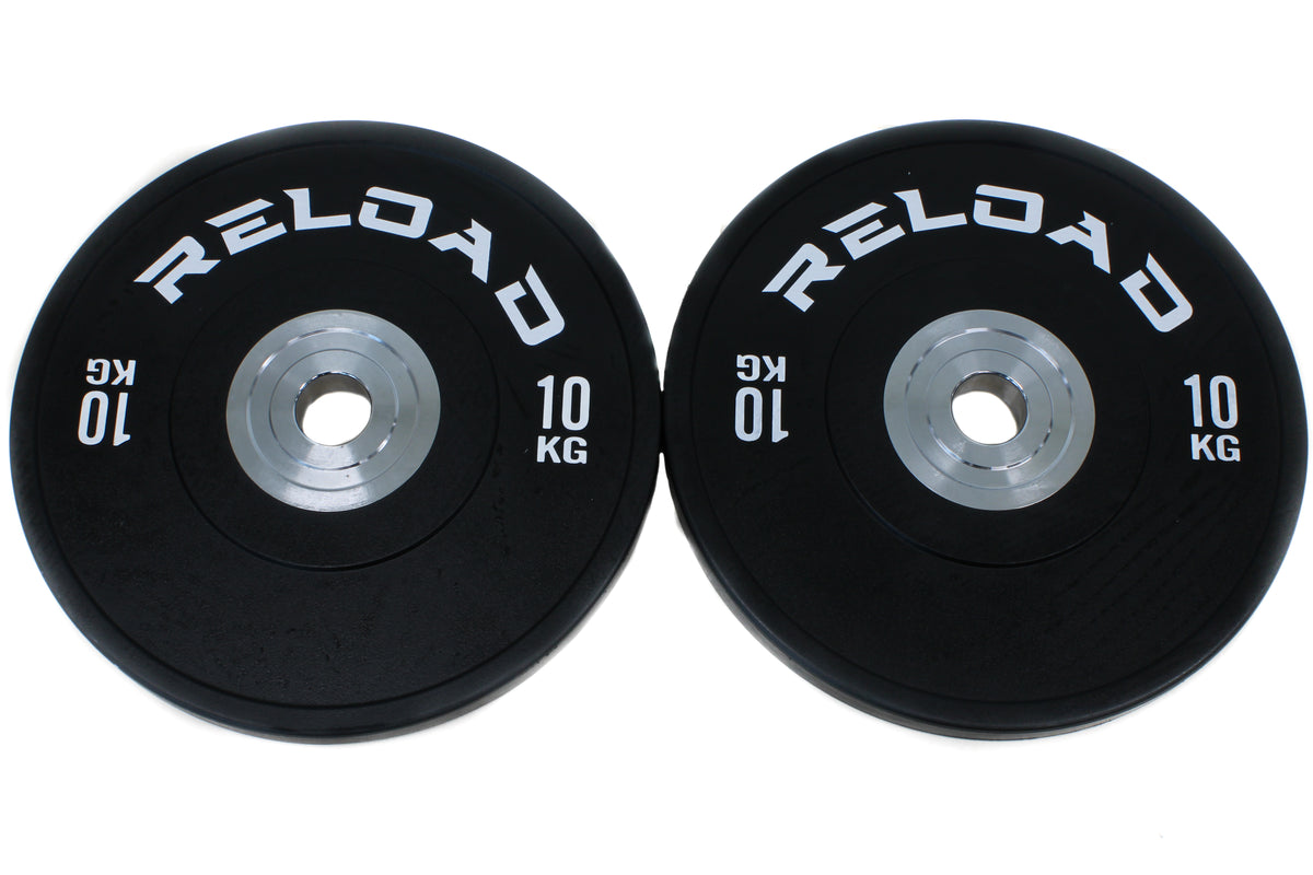 Reload Blackout 10kg bumper plates - sold in pairs