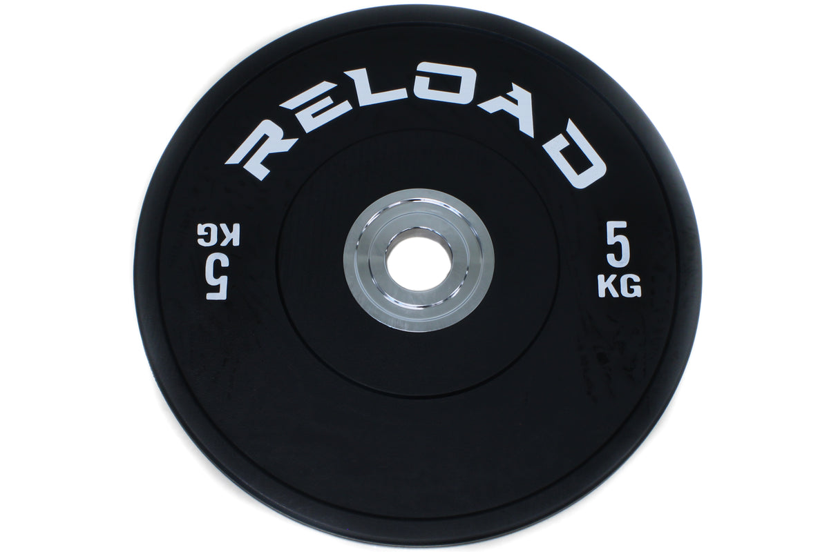 Reload Blackout 5kg competition bumper plate with reinforced steel hub