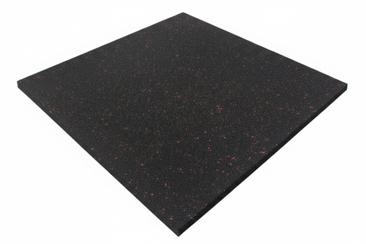 Premium pink Fleck Rubber Gym Flooring 1m | 15mm