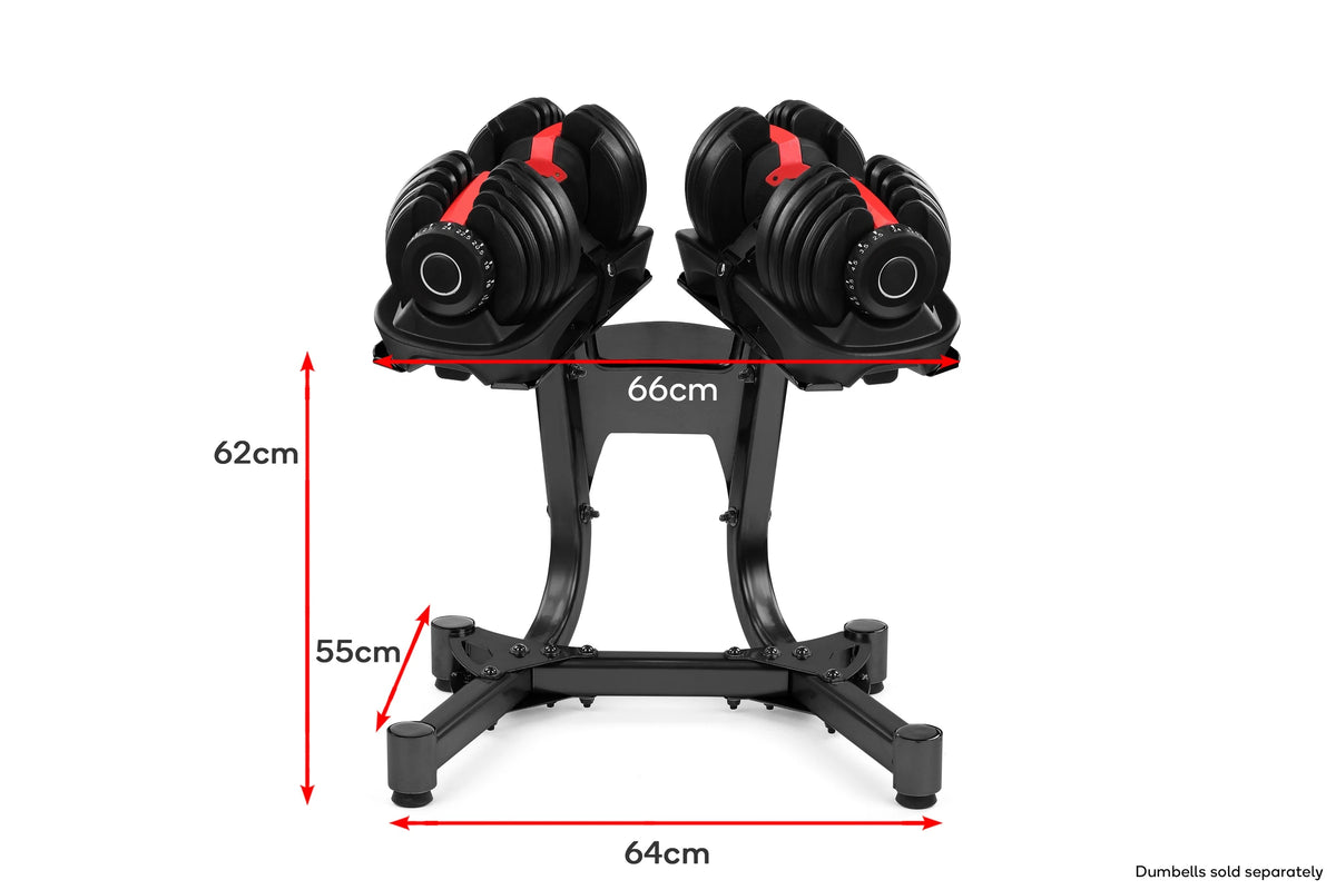 Reload Adjustable Dumbbell Rack - Heavy Duty Dimensions