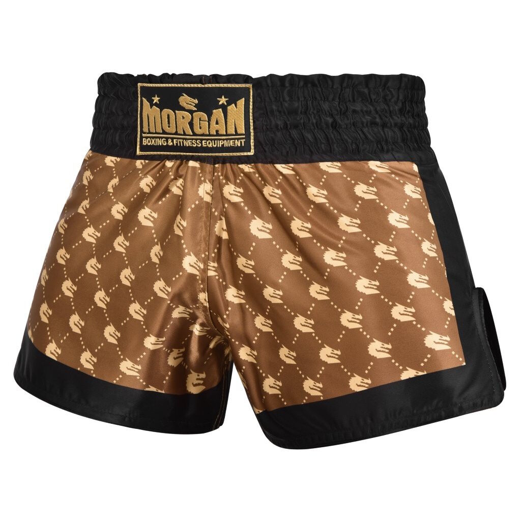 Morgan 1918 Heritage High Cut Muay Thai Shorts Side angle
