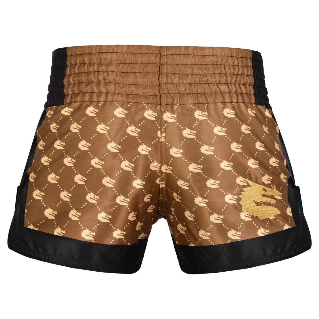 Morgan 1918 Heritage High Cut Muay Thai Shorts Back side