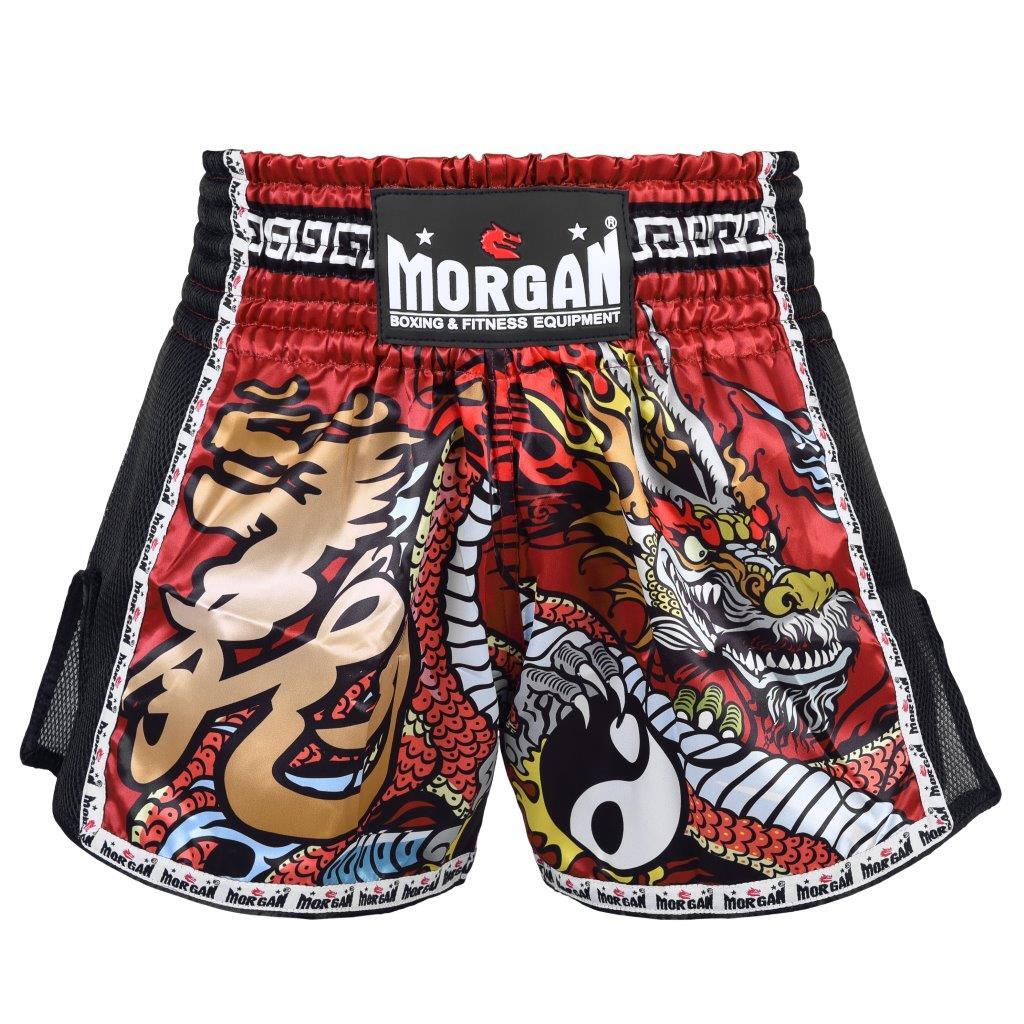 Morgan Red Dragon Muay Thai Shorts - Fitness Hero