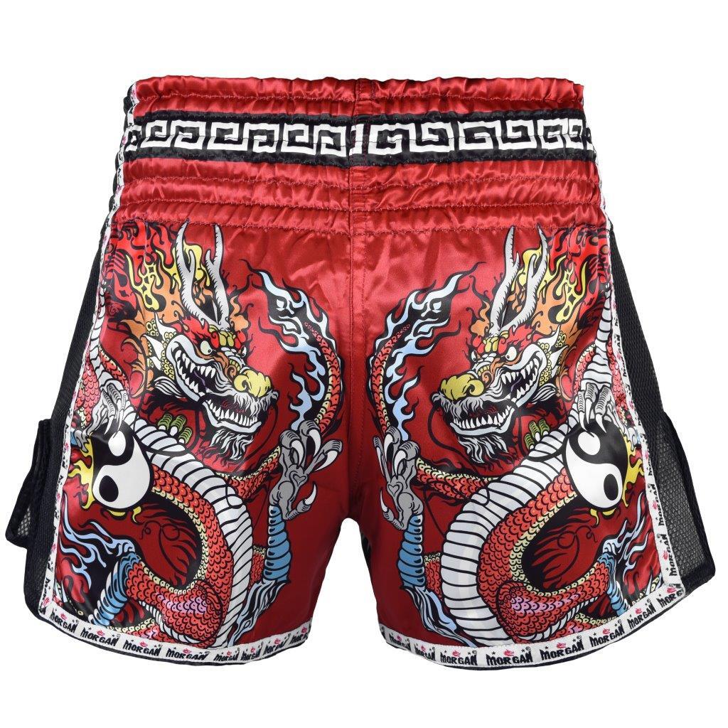 Morgan Red Dragon Muay Thai Shorts - Fitness Hero