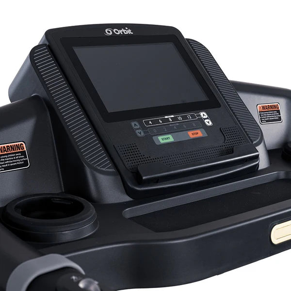 home smart treadmill streaming console view