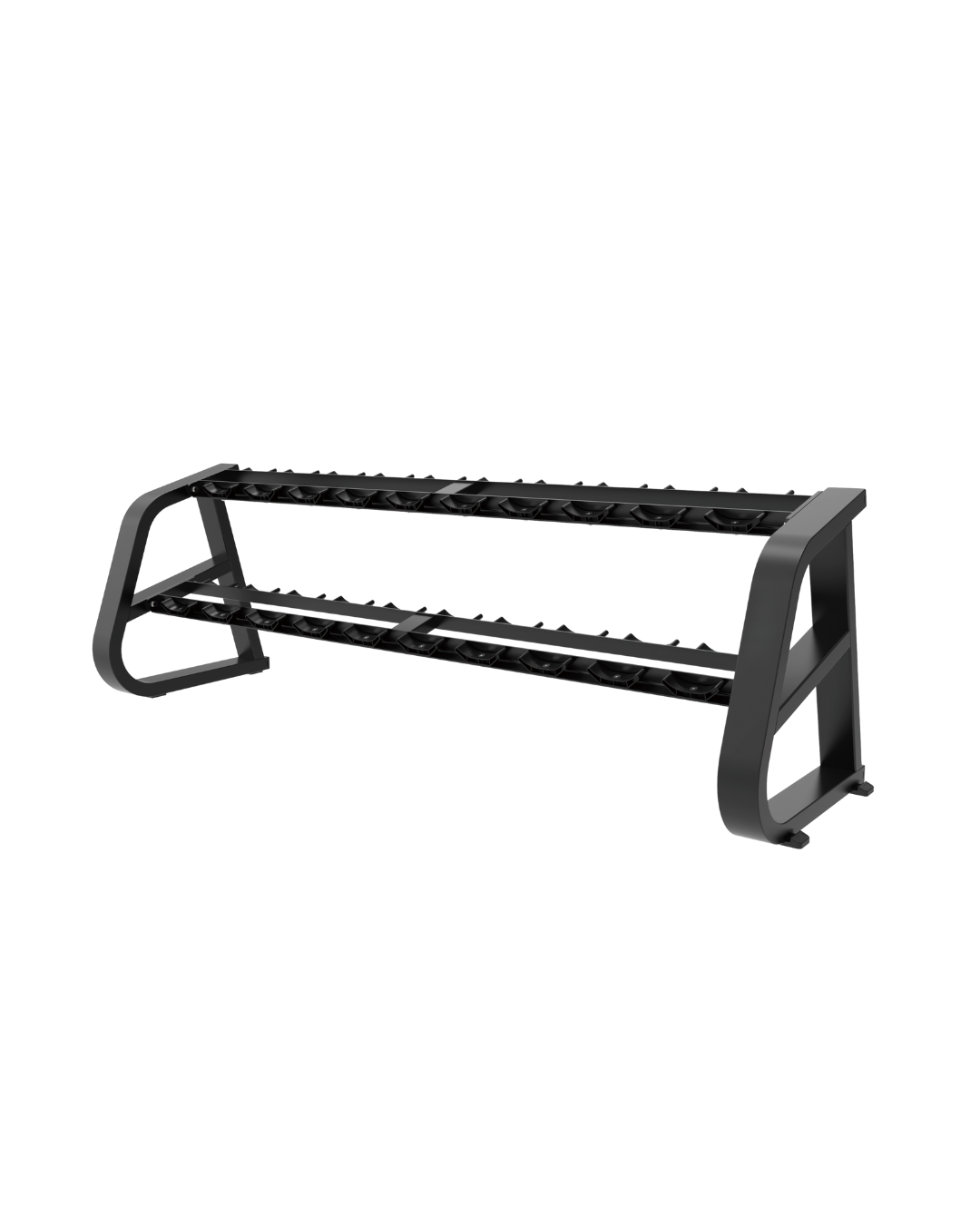 Synergy Series 2-Tier Dumbbell Rack for 10 pairs of round dumbbells