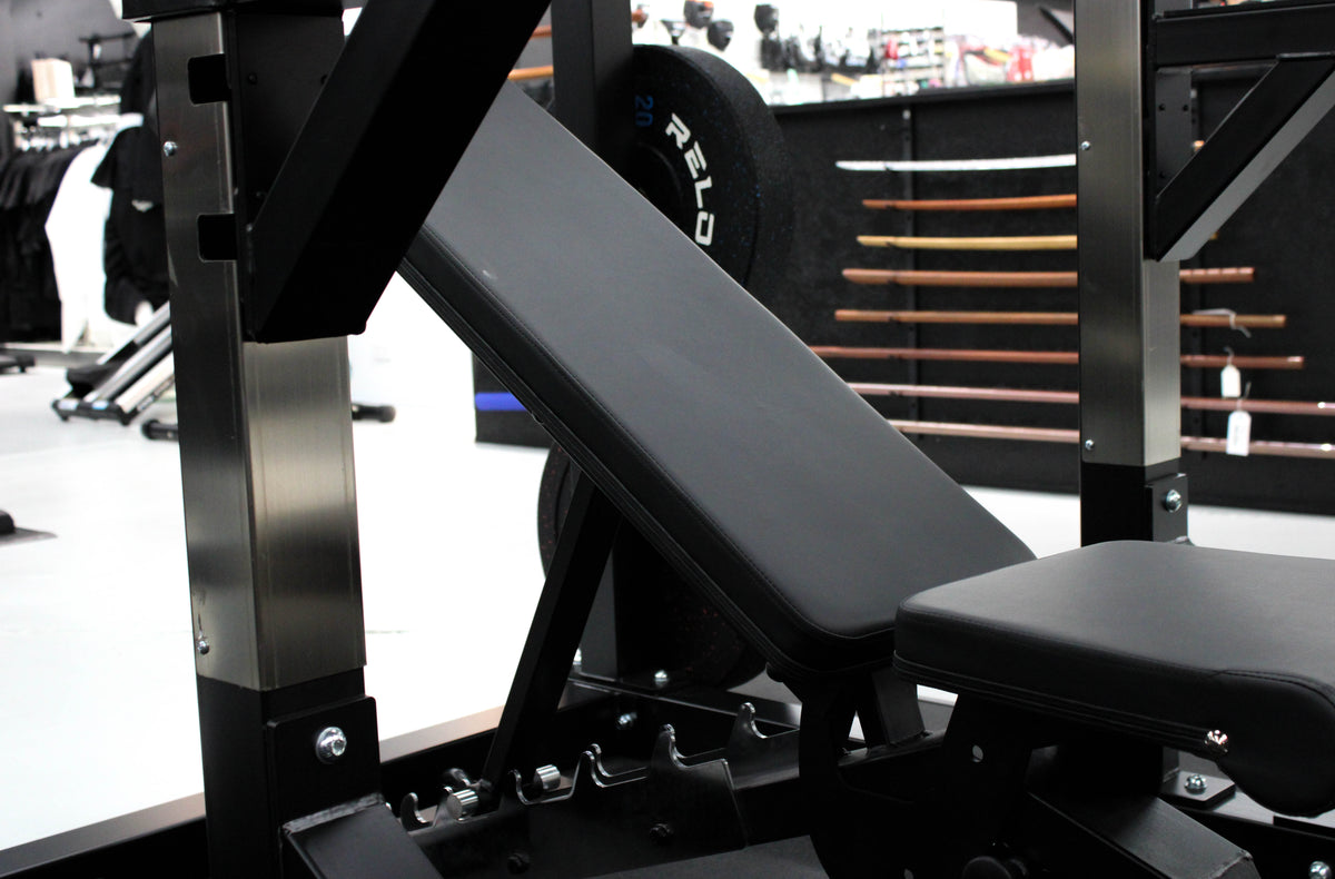 Reload Pro Series power rack in a commercial gym setup - full frame view