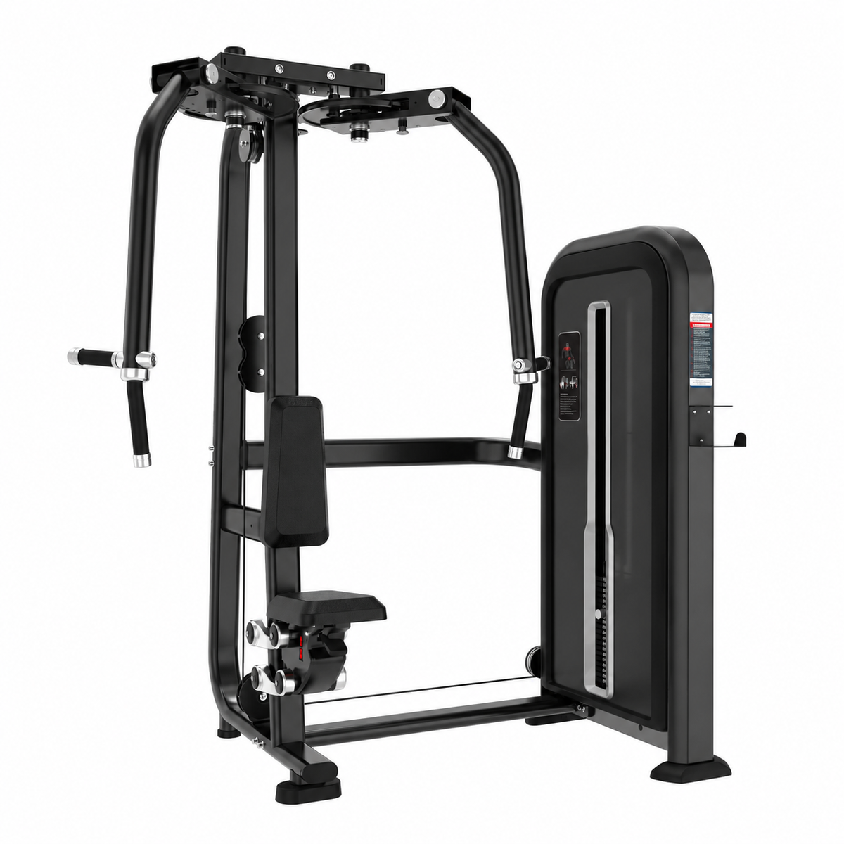 T-MAX Series pec and rear delt fly pin loaded machine TY04 - commercial dual-function fly with 80kg weight stack