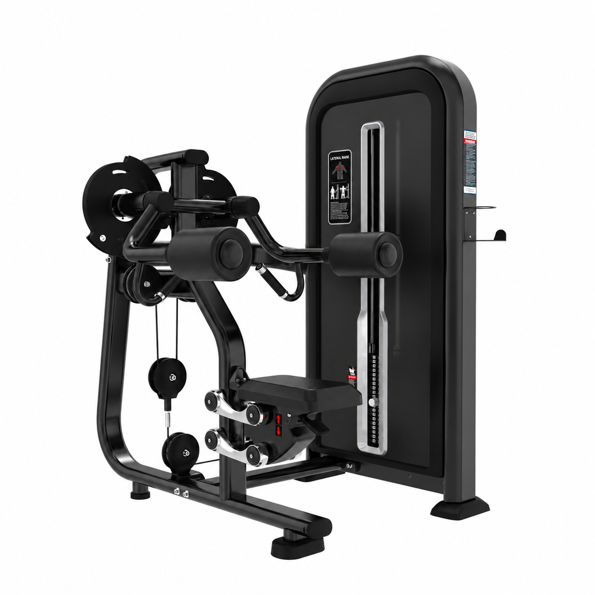T-MAX Series lateral raise pin loaded machine TY07 - commercial shoulder machine with 80kg weight stack