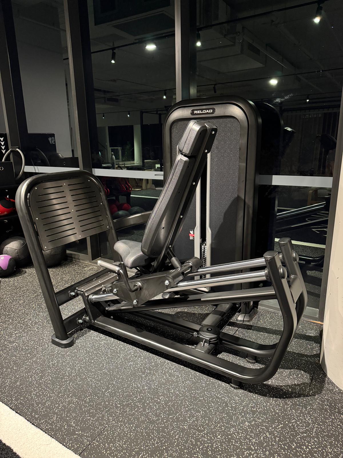 T-MAX Series leg press pin loaded machine TY16 on the showroom floor at Fitness Hero Sydney
