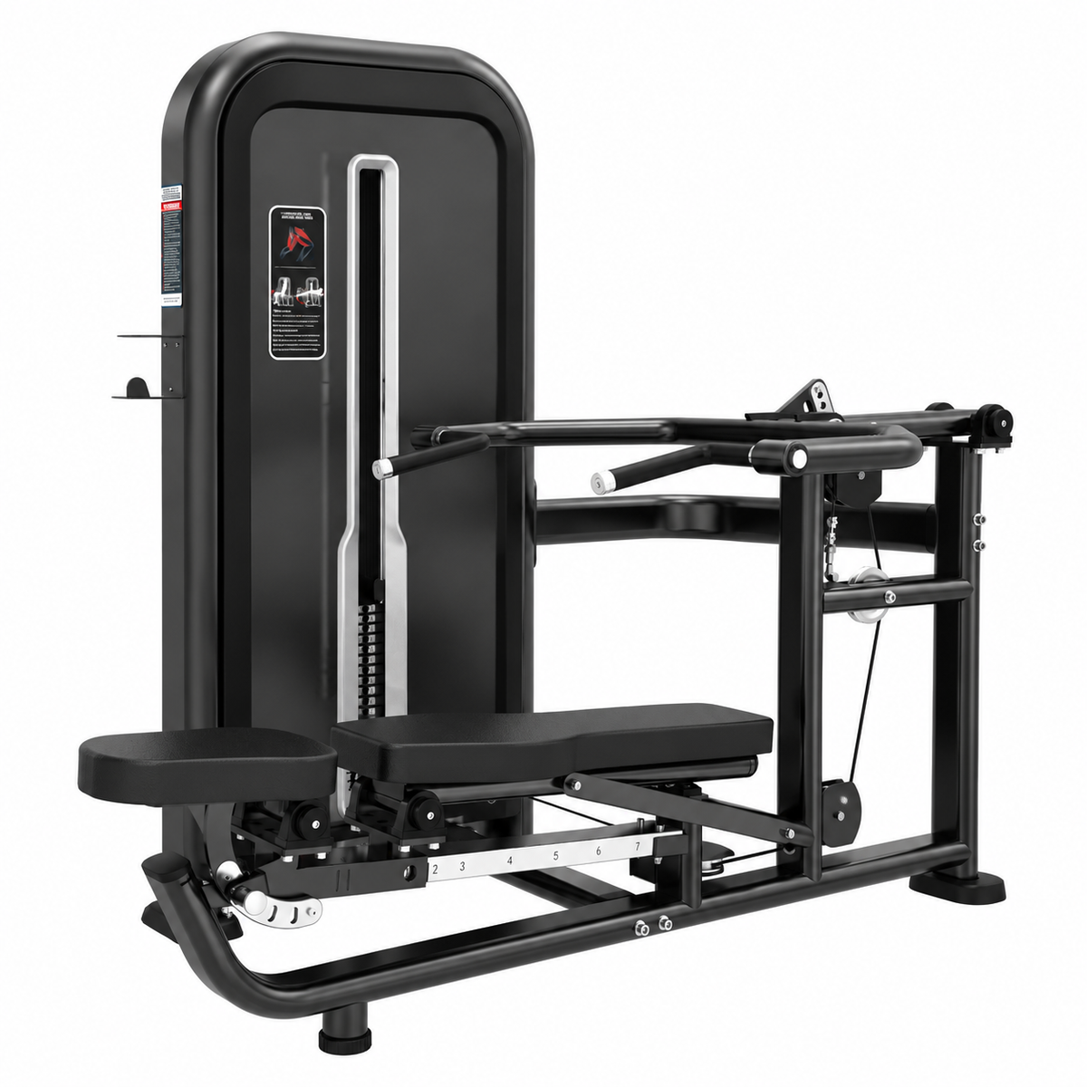T-MAX Series shoulder and seated chest press pin loaded machine TY29 - 2-in-1 commercial press with 100kg weight stack