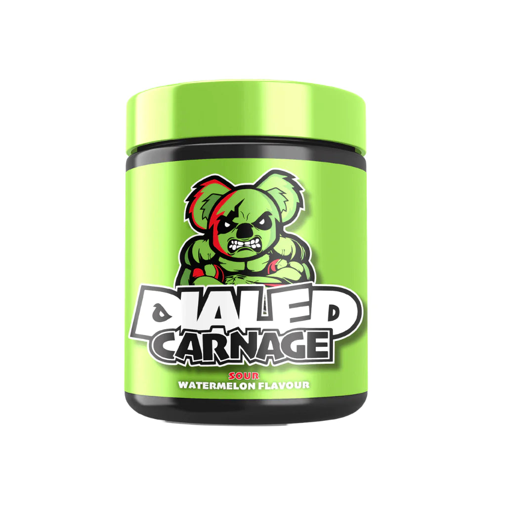 Dialed Carnage High Stim Pre Workout by The X Athletics - Fitness Hero 