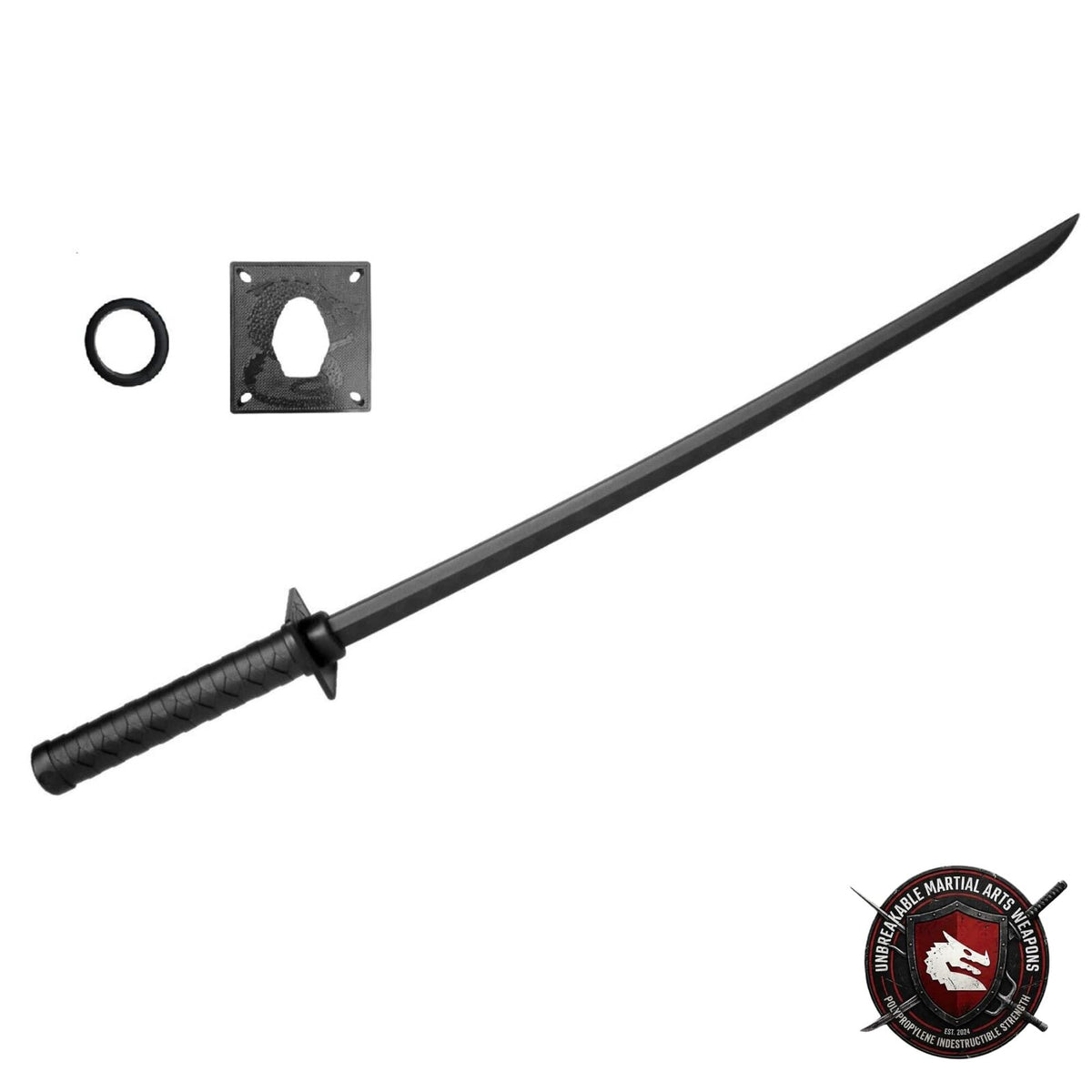 88cm polypropylene ninja bokken full length view