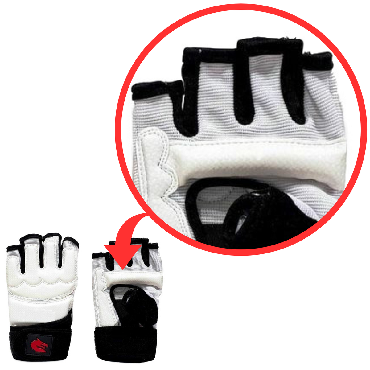 Morgan WTF style hand protector, alternate view