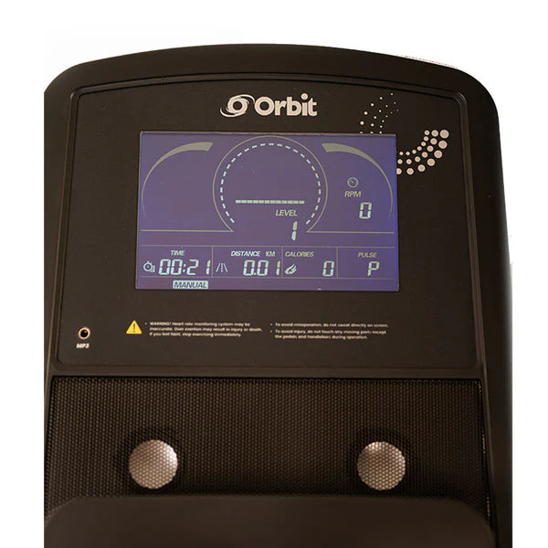 Zenith 5.0 Upright Self Generating Bike Screen close up