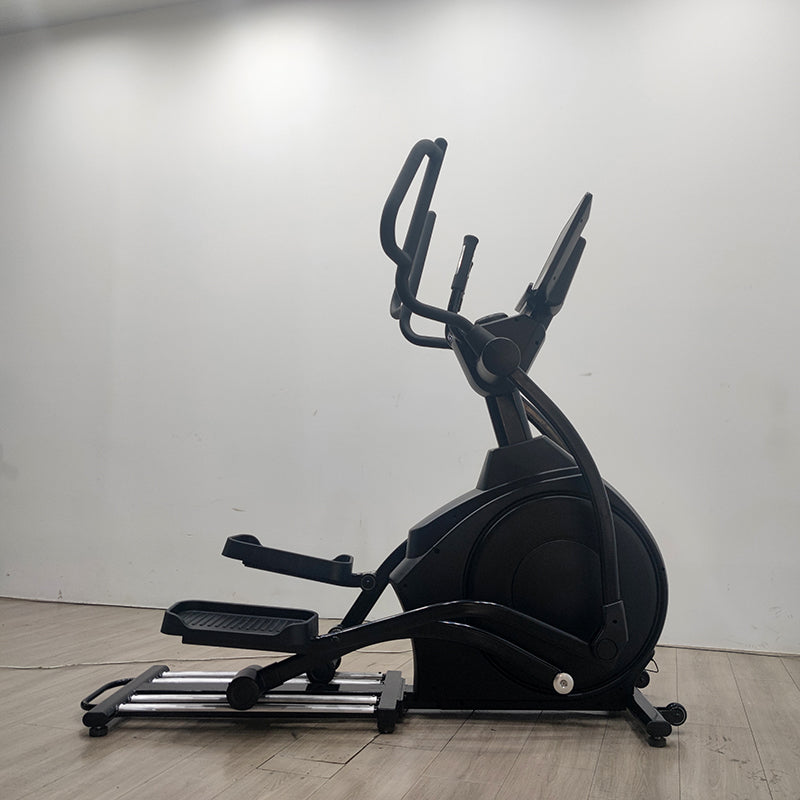 Commercial front-drive elliptical trainer by Reload with LED console