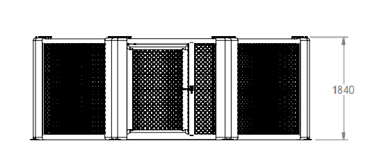 Onyx 5m MMA cage dimensions diagram