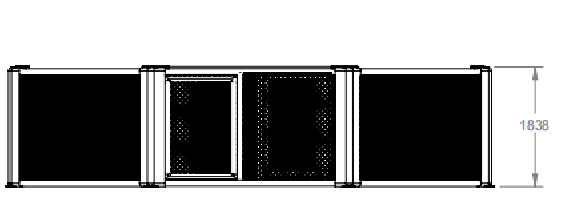 Onyx 7.3m MMA cage dimensions diagram