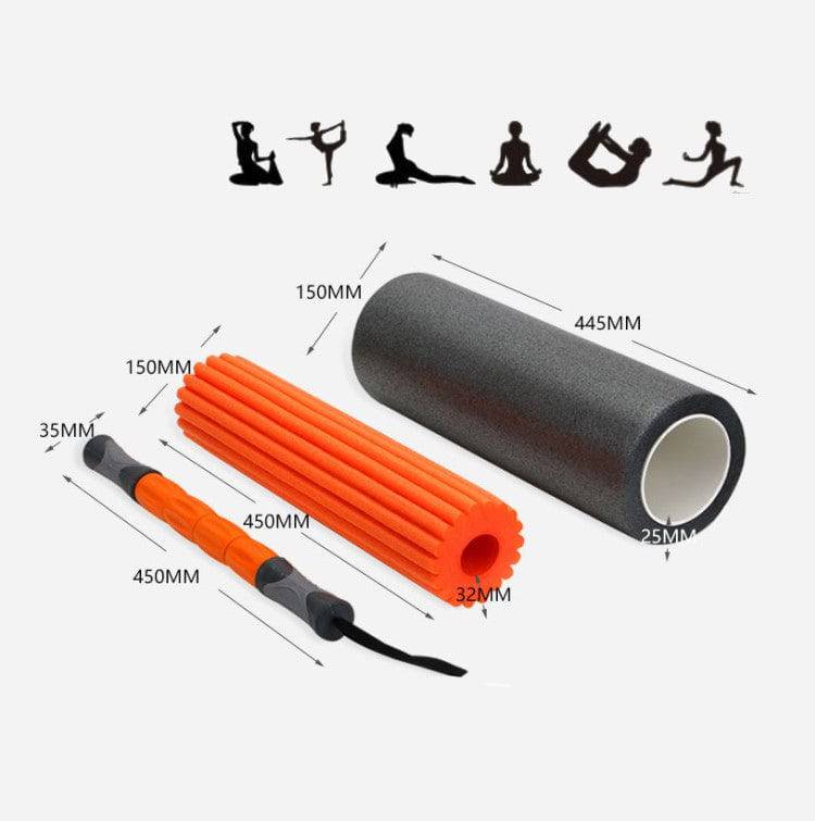 Fitness Hero 3-In-1 Foam Massage Roller