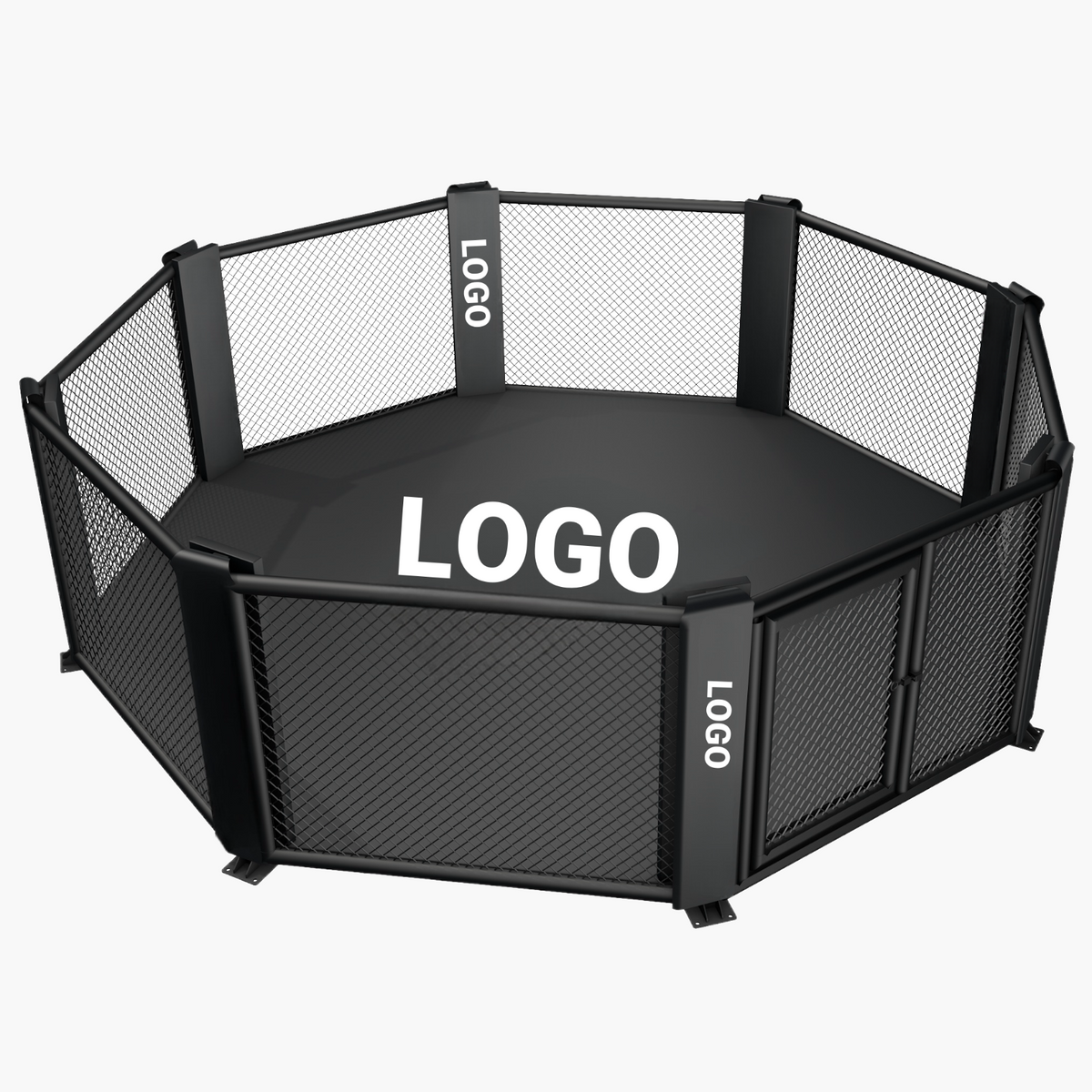 Onyx 4m floor MMA cage render