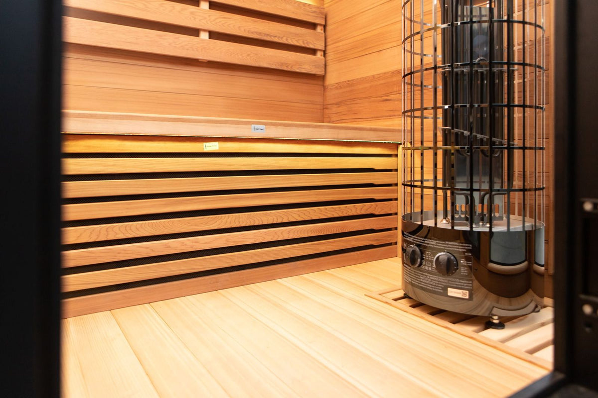 Outdoor traditional sauna