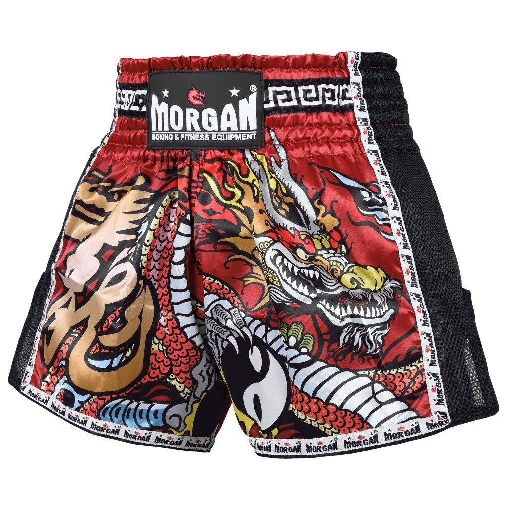 Morgan Red Dragon Muay Thai Shorts - Fitness Hero
