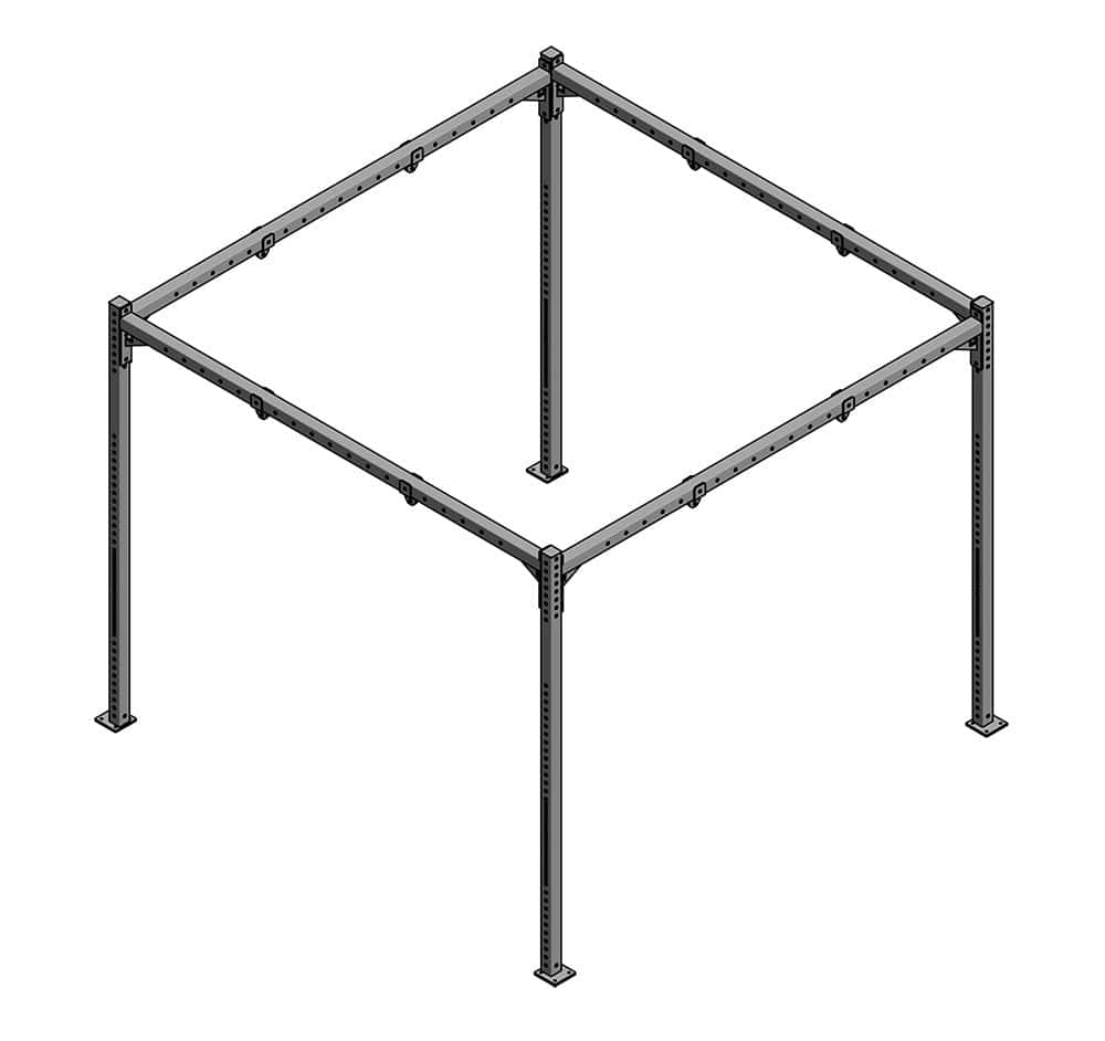 Morgan 8 Station Punch Bag Rig - Commercial Grade