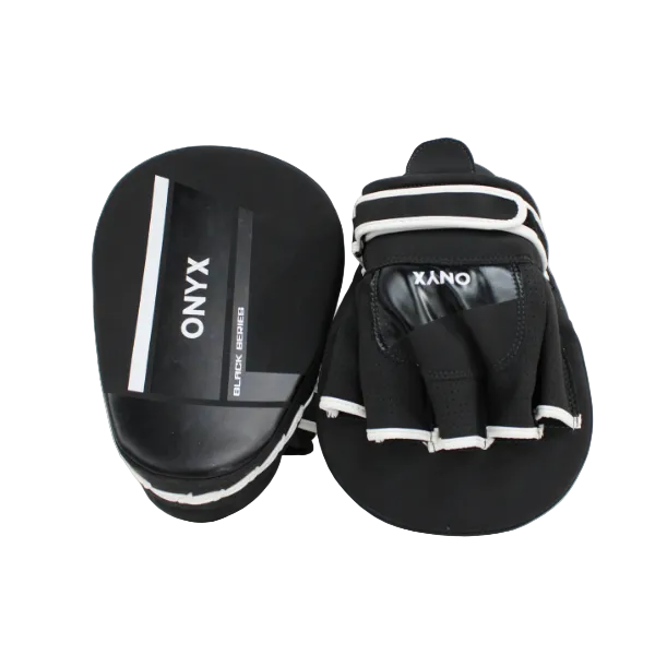 onyx black series focus pads curved boxing mitts