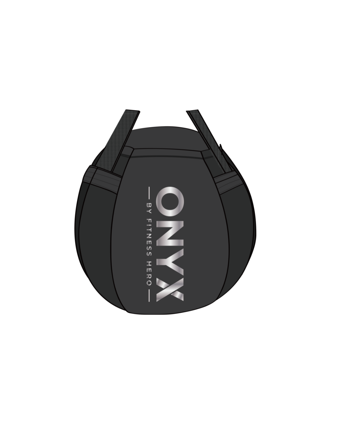 onyx premium t-flex leather wrecking ball punching bag with chains