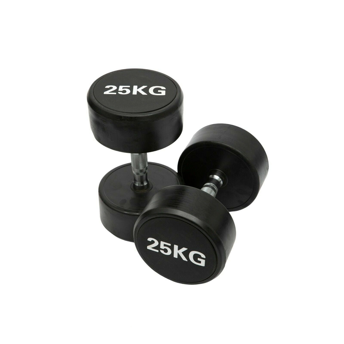 Commercial Round PU Dumbbell Full Set | 12 Pairs - Fitness Hero