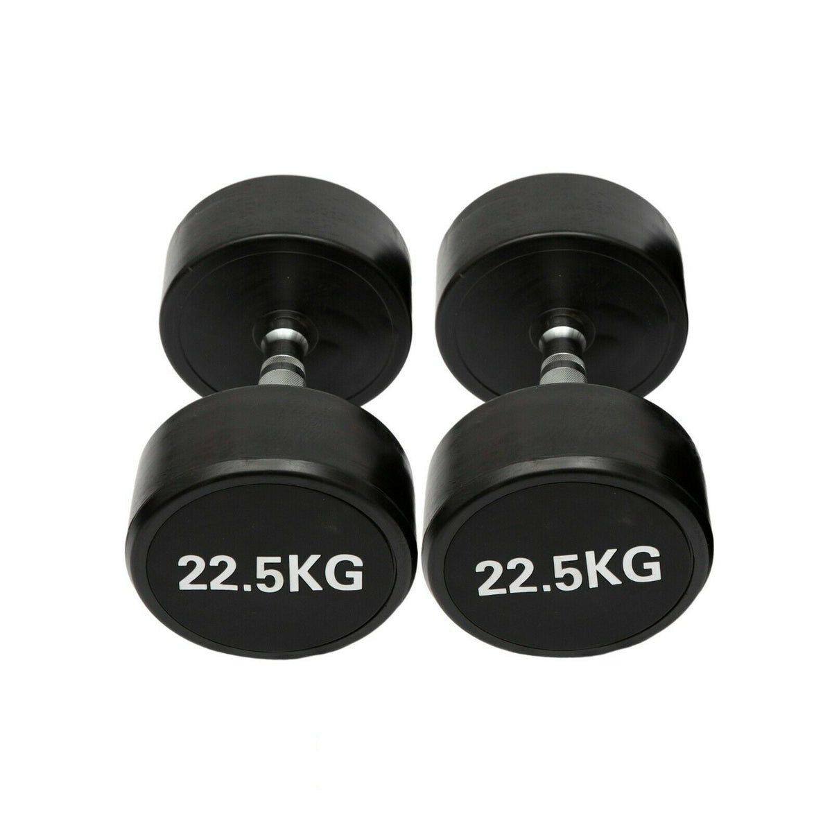 Commercial Round PU Dumbbell Full Set | 12 Pairs - Fitness Hero