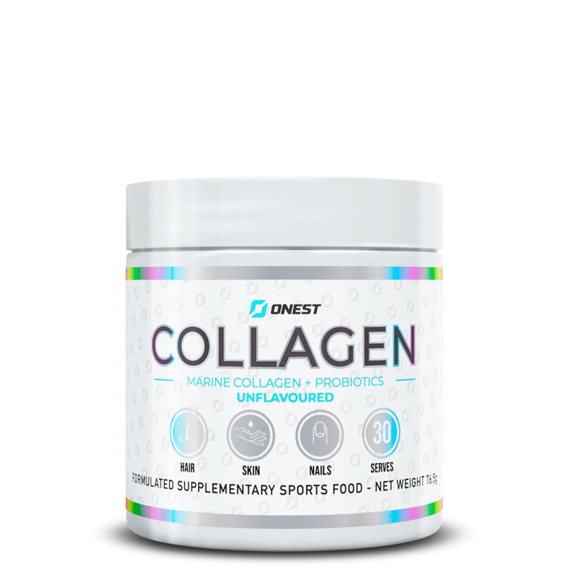 Fitness Hero presents, ONEST Marine Collagen With Probiotics - Supports Hair, Skin & Nail Health