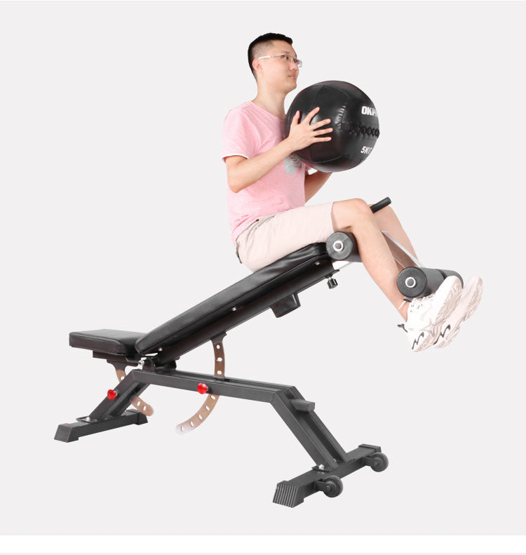 Adjustable FID Bench + Sit-Up / Decline Attachment - Fitness Hero Brand new