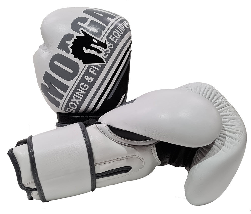 The Fitness Hero Aventus leather boxing gloves from Morgan Sports offer great protection while providing powerful strikes. Available in two colours