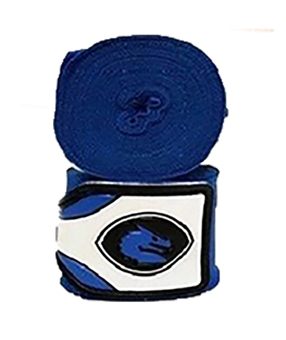 Fitness Hero offers the Morgan Mexican Style Elastic hand wrap. These 4m long wraps are made with thicker material to serve as hand armour under boxing gloves, perfect for contact sports and training. A pair of these is definitely a must-have on your boxing kit. Available in 6 colours. This is the blue colour