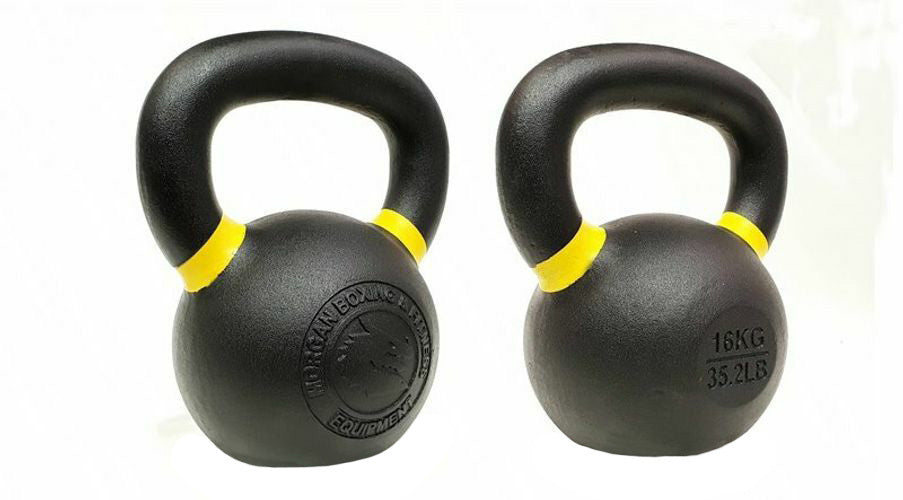 Morgan V2 Powder Coated Cast Iron Kettlebells (4kg - 32kg) - Fitness Hero Brand new
