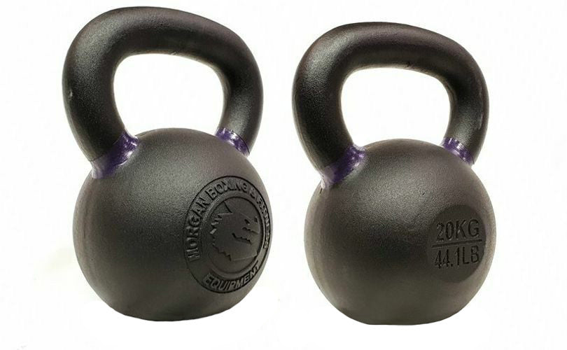 Morgan V2 Powder Coated Cast Iron Kettlebells (4kg - 32kg) - Fitness Hero Brand new