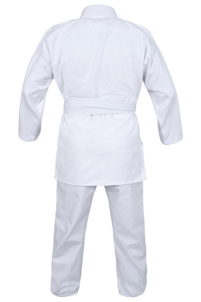 Dragon white judo gi jacket 1.5 weave detail