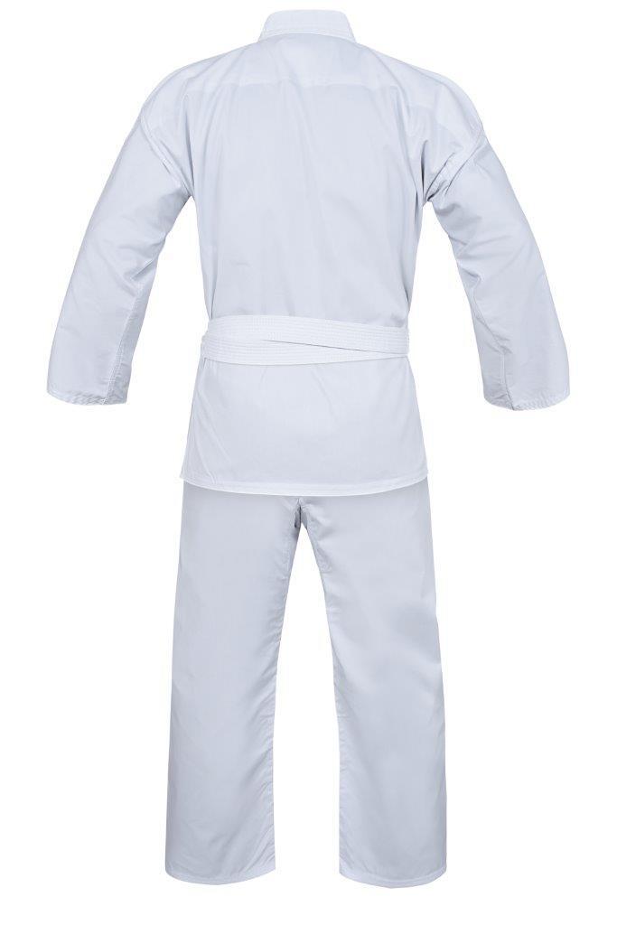 Dragon white karate gi cross-over jacket