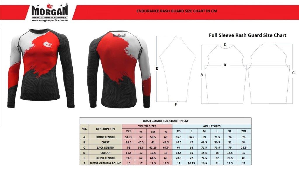 Morgan Endurance Series Rash Guard - Fitness Hero Brand new