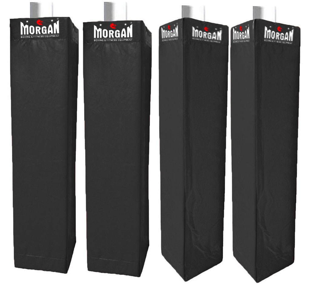 Morgan Black Goal Post Protectors (4Pcset)