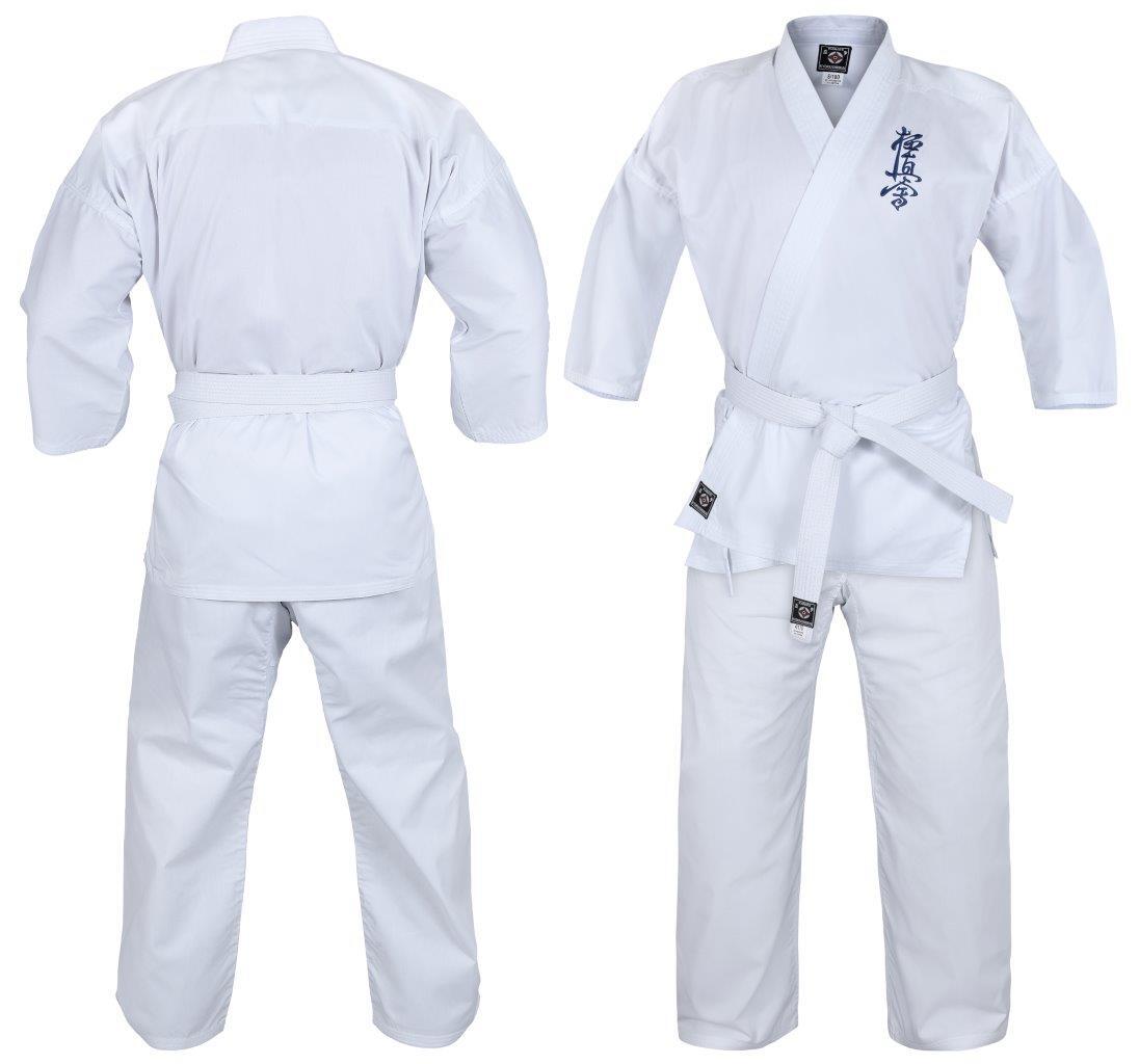 Yamasaki Kyokushinkai 8oz karate uniform with jacket, pants and white belt