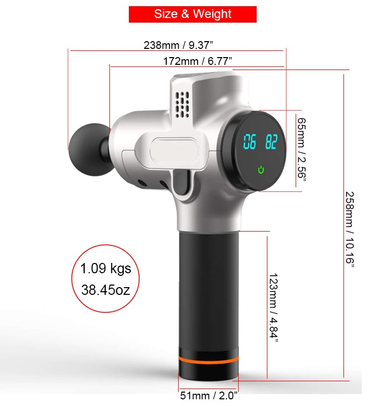 Morgan Commercial Massage Gun - Fitness Hero Brand new
