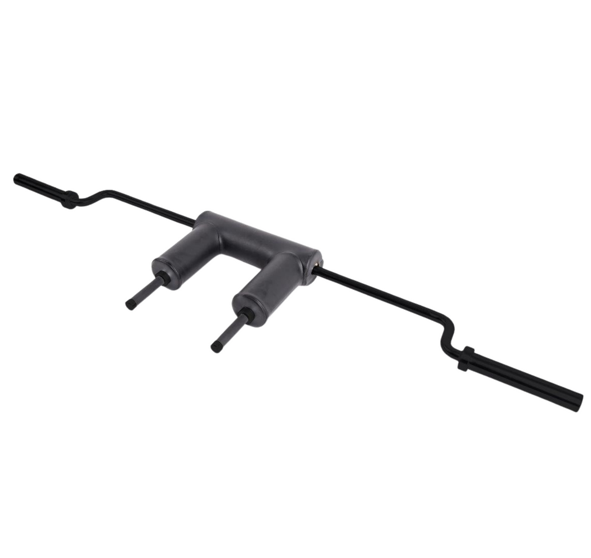 Morgan Elite Safety Squat Bar | Black Harden Chrome | 2.2m - Fitness Hero Brand new