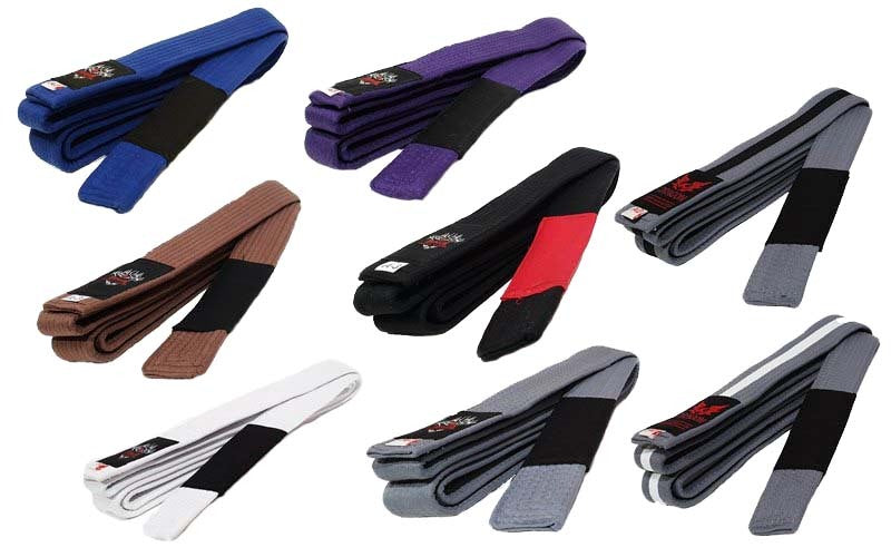 Fitness Hero presents, IBJJF Approved BJJ Belts | All Colours. Double-stitched and wide enough to fit comfortably in the palm of your hand, all you need to do is tie your belt and hit the mat. Meeting all the requirements of the IBJJF, you can wear the BJJ belt with pride during your training session or competition.