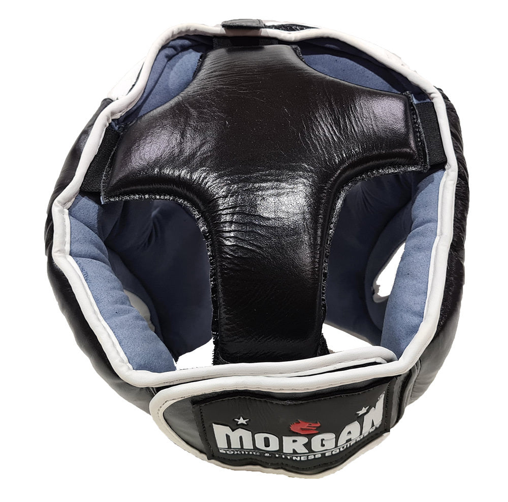 Morgan Leather Head Guard | Removable ABX Grill - Fitness Hero Brand new