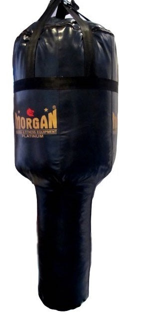 The Fitness Hero Sports XL Angle Punch Bag from Morgan Sports is an oversized version of their standard angle bag, offering a larger, heavier and more robust striking surface that is specifically designed to train heavier uppercuts, stronger hooks, straighter punches, devastating jabs, killer low kicks and more.
